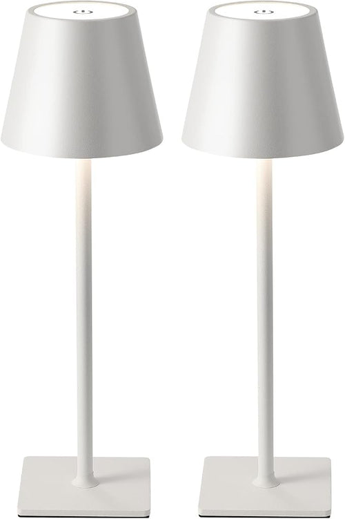 2 Pack Cordless Rechargeable Table Lamps with 5000mAh Battery