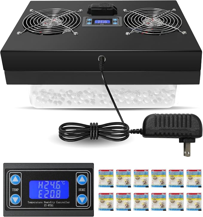 Electric Cabinet Humidifier for 10-55 Cu Ft Humidors
