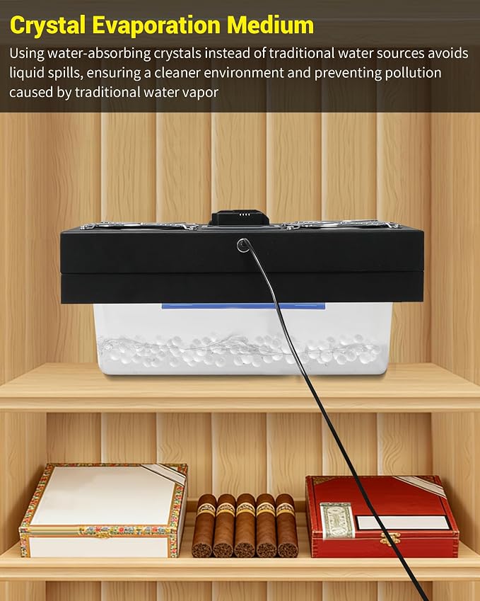 Electric Cabinet Humidifier for 10-55 Cu Ft Humidors