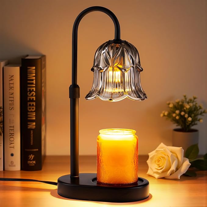 Candle Warmer Lamp with 4-Level Dimming & Timer