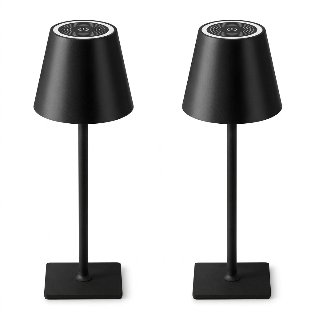 2 Pack Cordless Rechargeable Table Lamps with 5000mAh Battery